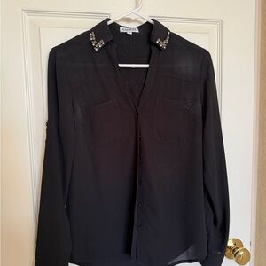 Express Black Portofino Shirt